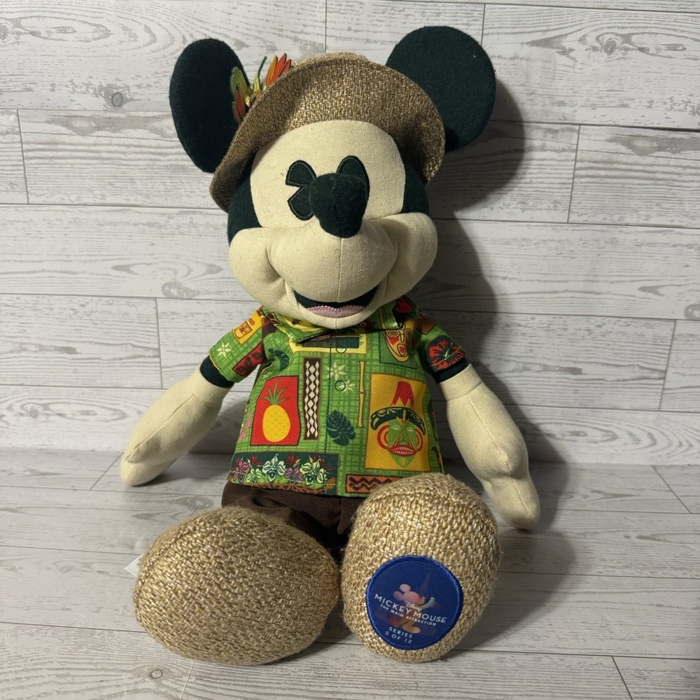 WDW Disney Mickey Mouse Main Attraction Series #5/12‎ Enchanted Tiki Room Plush